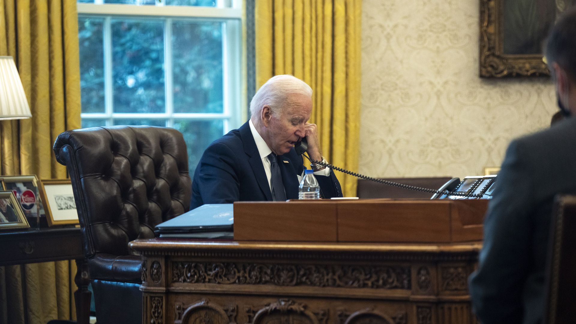 Biden on the phone