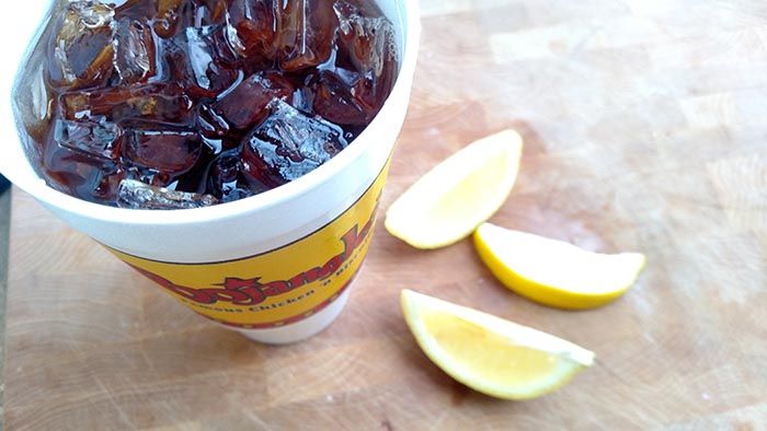 Bojangles' sweet tea