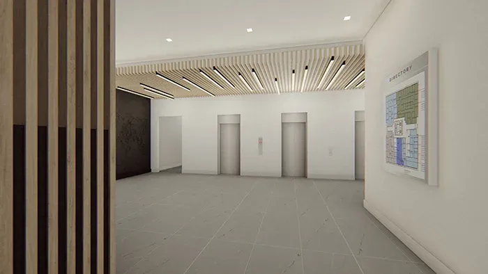 Rendering of 4600 Park Road (courtesy of Foundry Commercial)