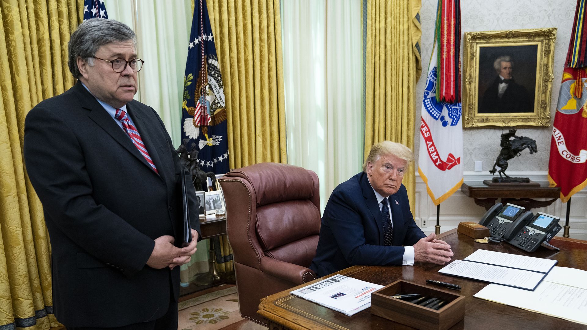 Bill Barr and Trump