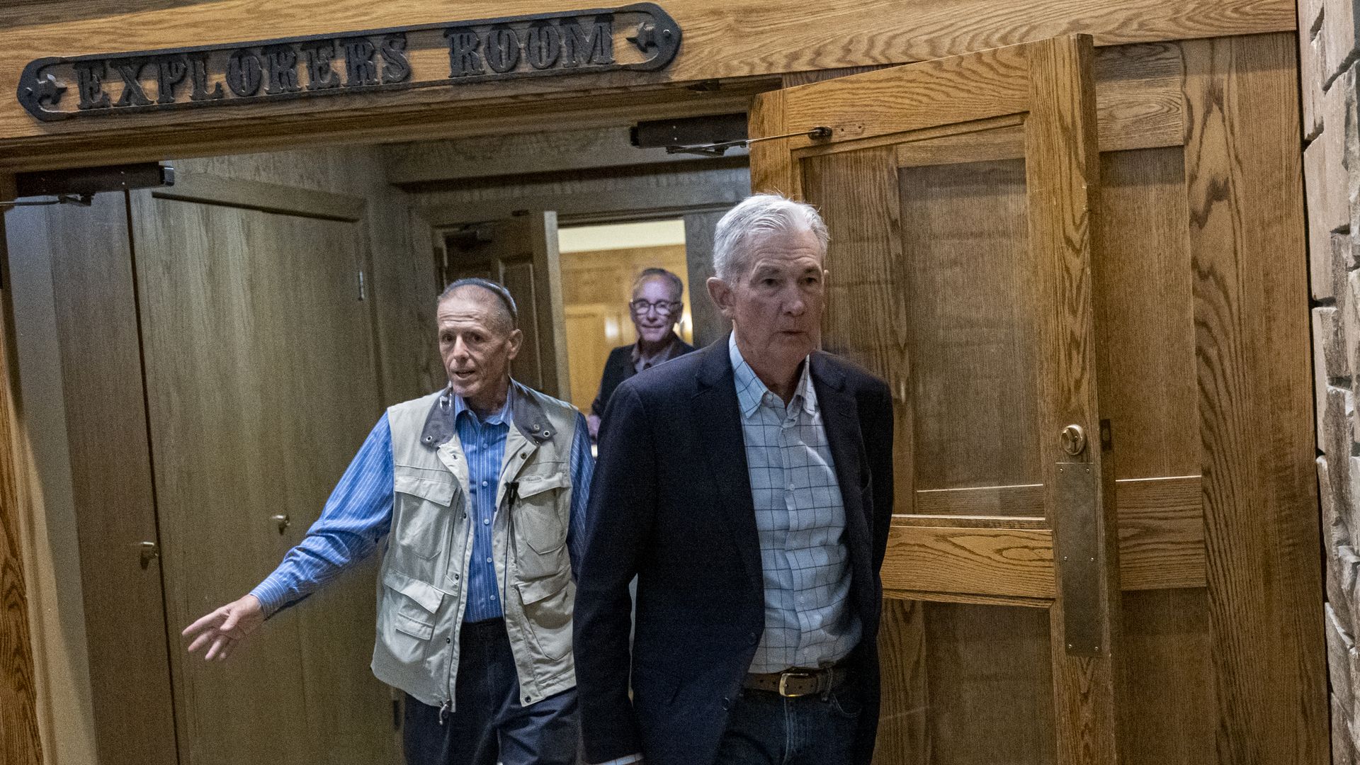 Federal Reserve Chair Jerome Powell in Jackson Hole