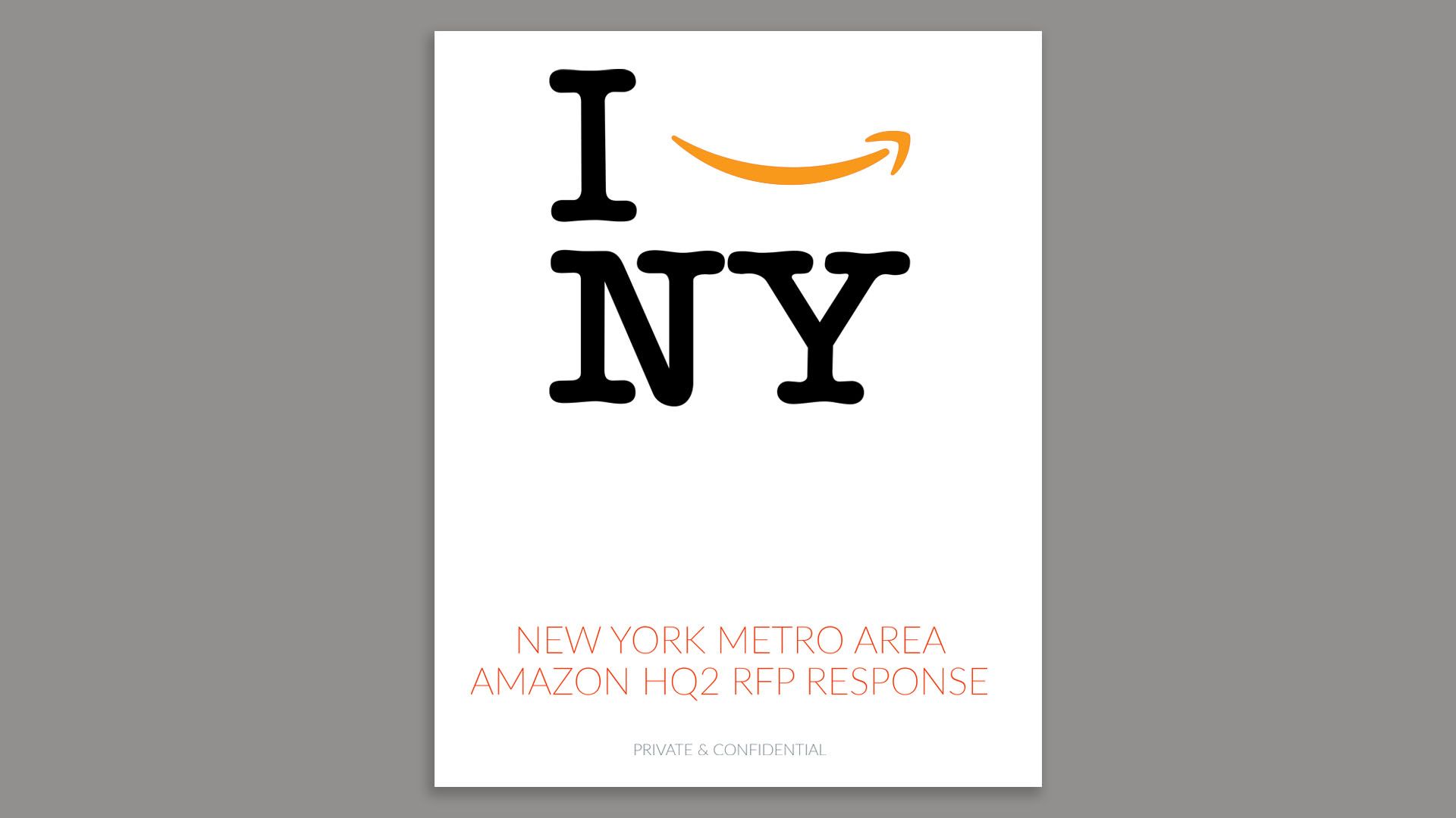The cover of the NY pitch to Amazon