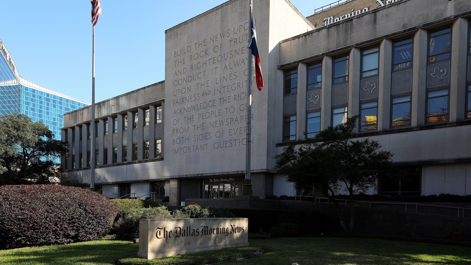 The former Dallas Morning News building