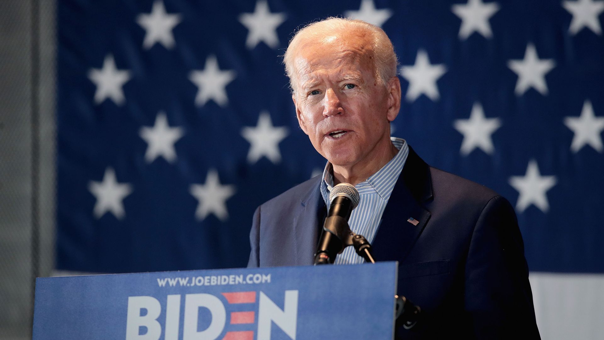 Former vice president turned 2020 presidential candidate Joe Biden