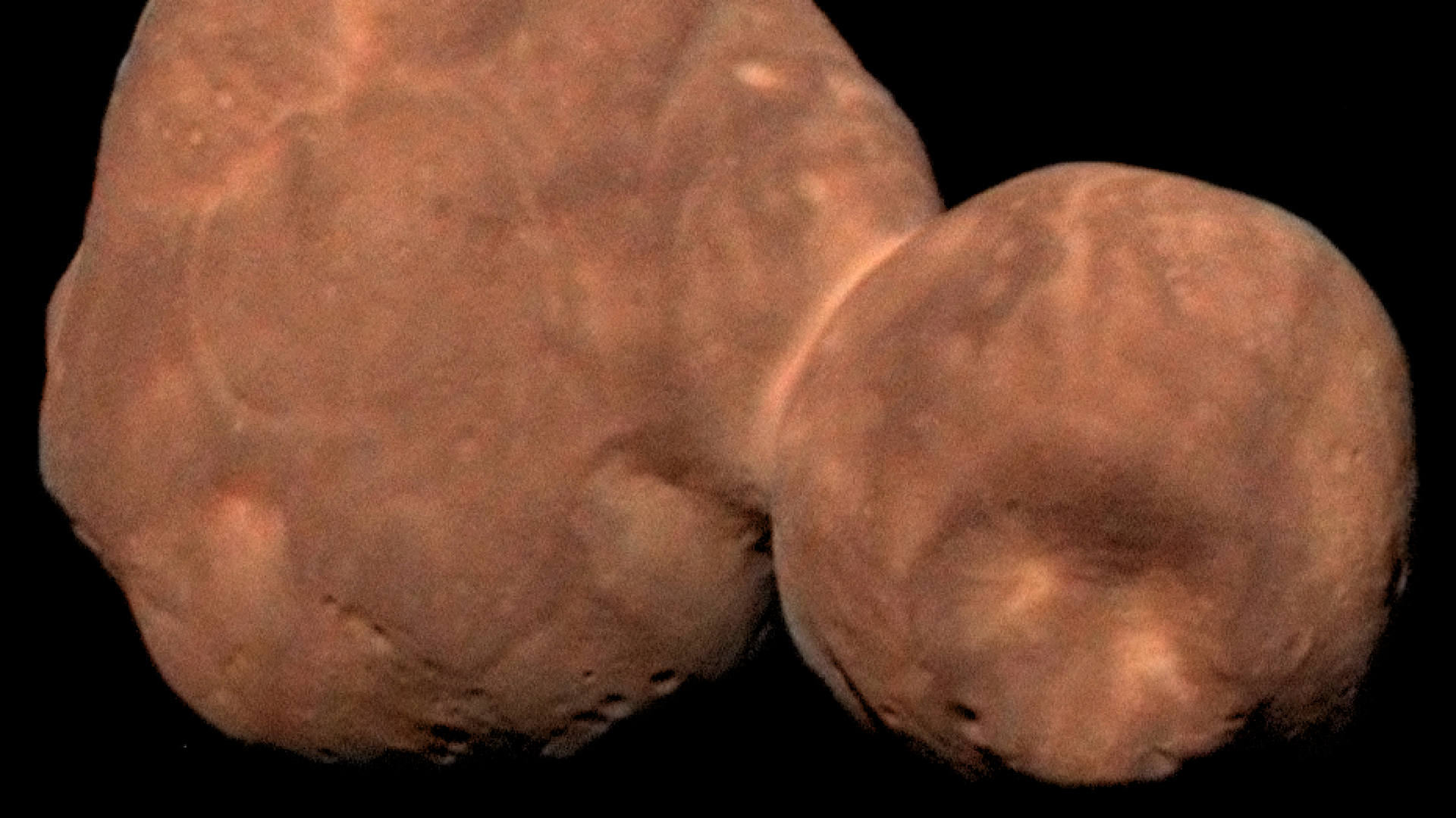 Arrokoth as seen by New Horizons