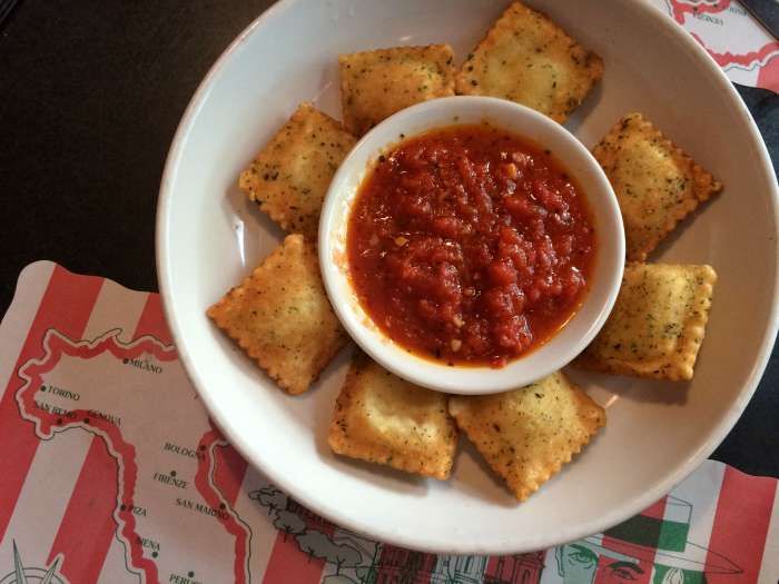 fried ravioli Zio Charlotte