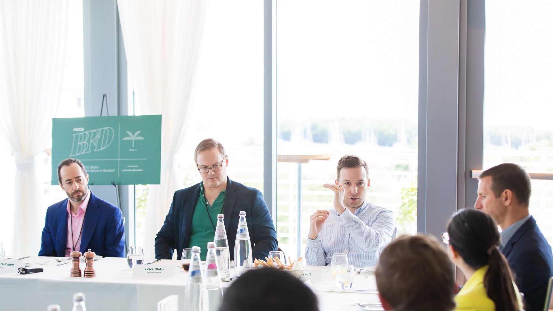 The Axios Pro private credit roundtable held in Miami. Photo credits: Ledd Villamarzo, EDIN STUDIOS