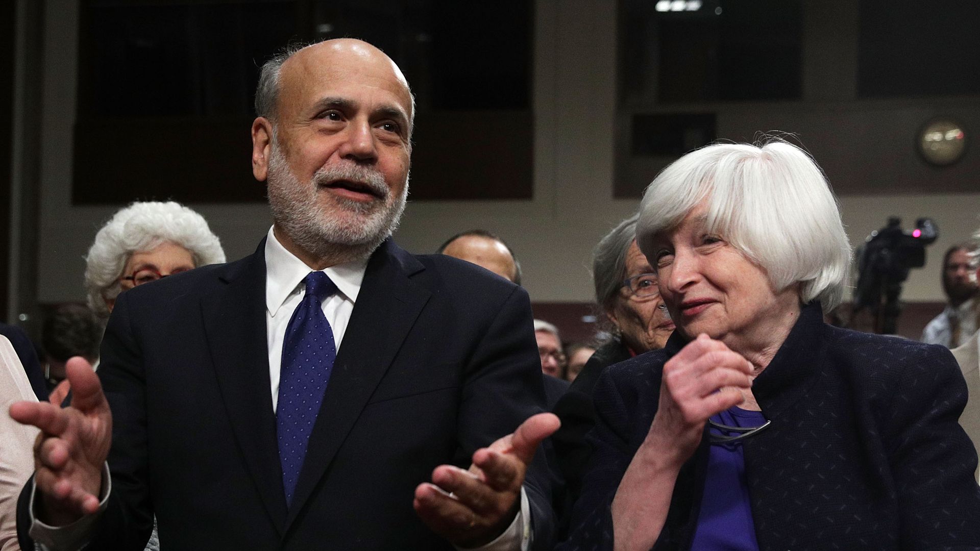 Ben Bernanke and Janet Yellen