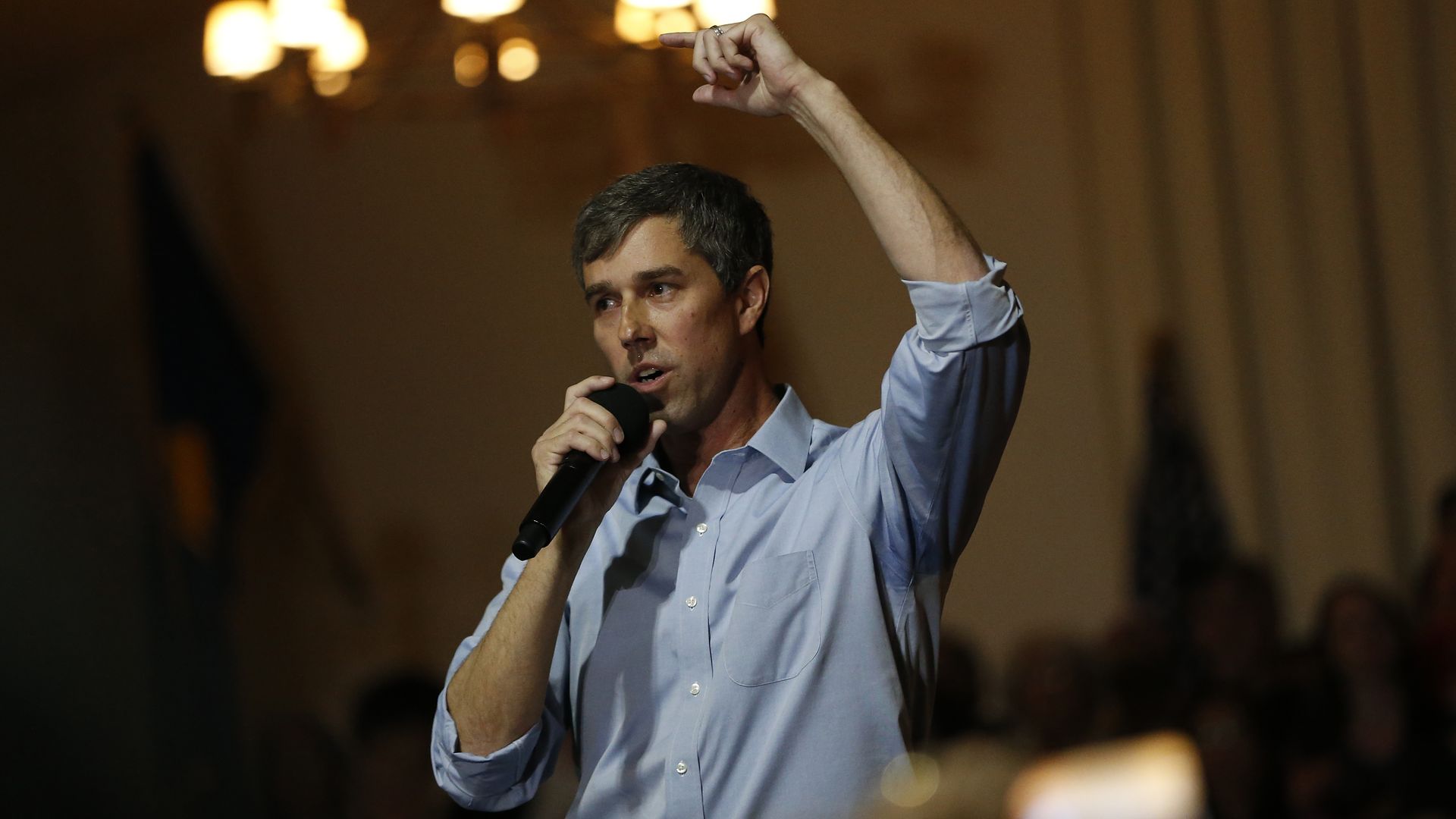 Democratic presidential candidate and former U.S. Rep. Beto O'Rourke (D-TX) speaks at a campaign town hall at the Irish Cultural Center on April 28, 2019 in San Francisco, California. 