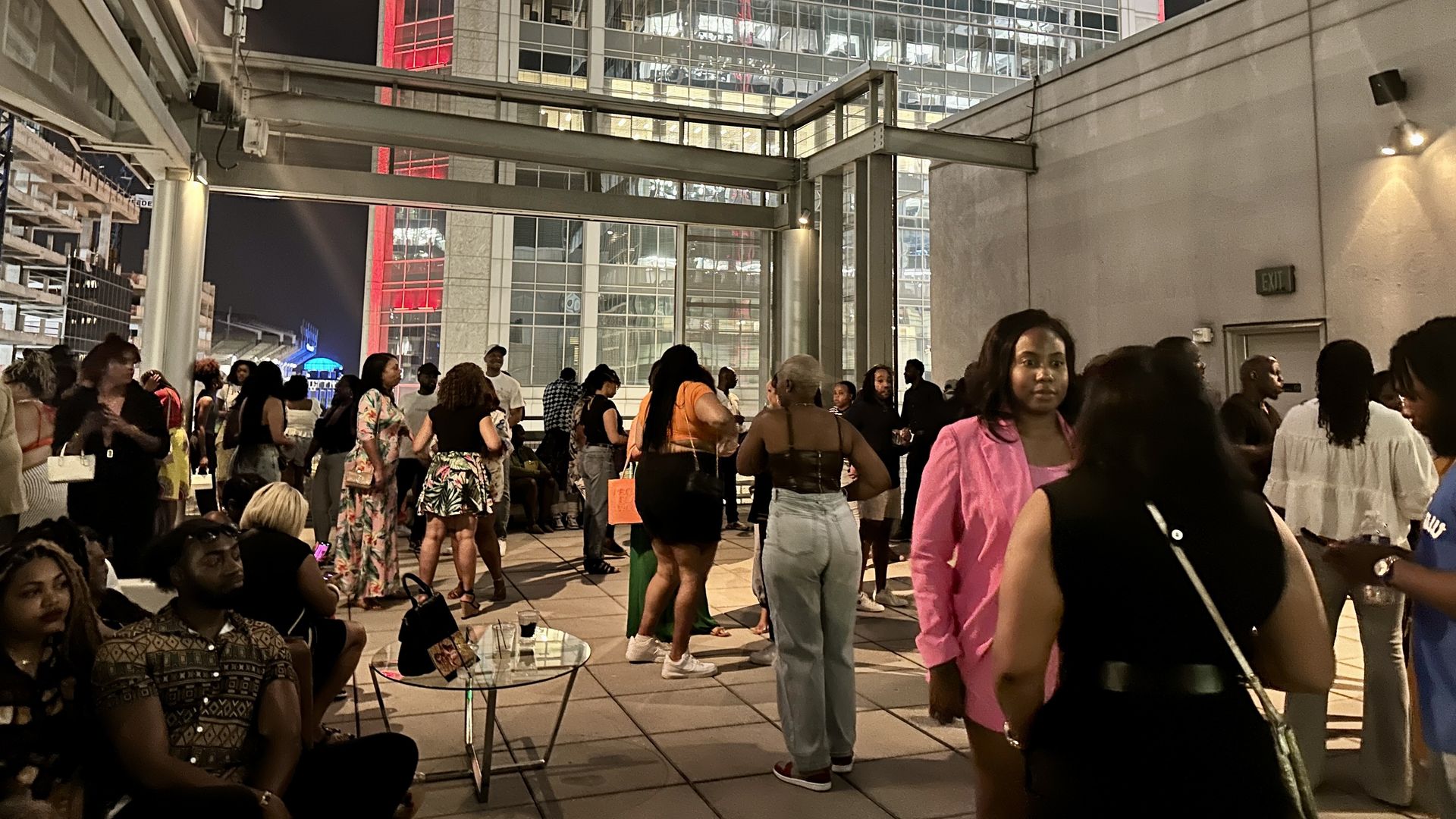 Art After Dark at Harvey B Gantt Center in Uptown. Photo: Alexis Clinton/Axios