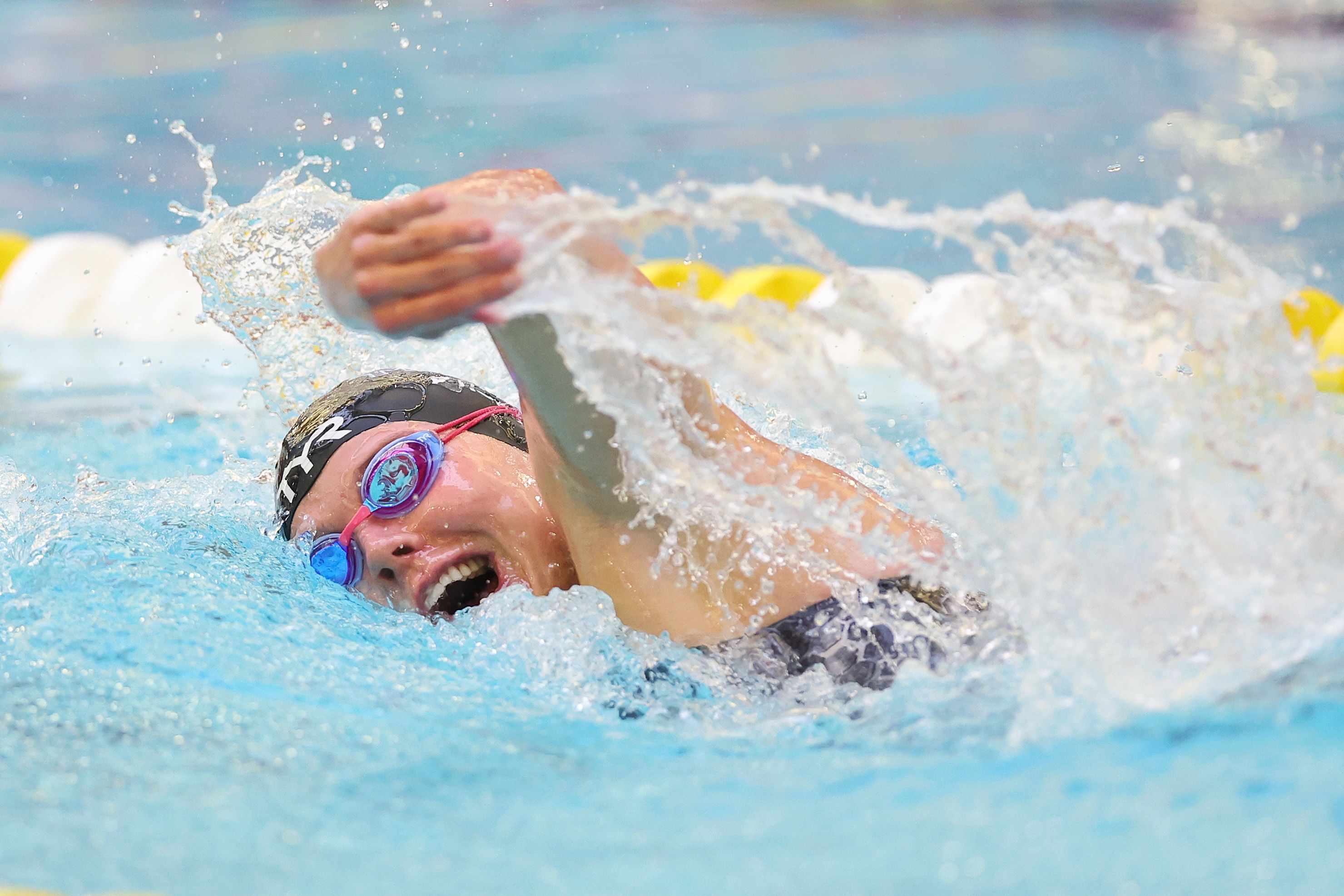 Morgan Stickney of the United States competes in the Women's 400 Meter Freestyle S7 final during the 2024 U.S. Paralympic Swimming Trials at the Jean K. Freeman Aquatic Center on June 28, 2024 in Minneapolis, Minnesota. (Photo by Michael Reaves/Getty Images)