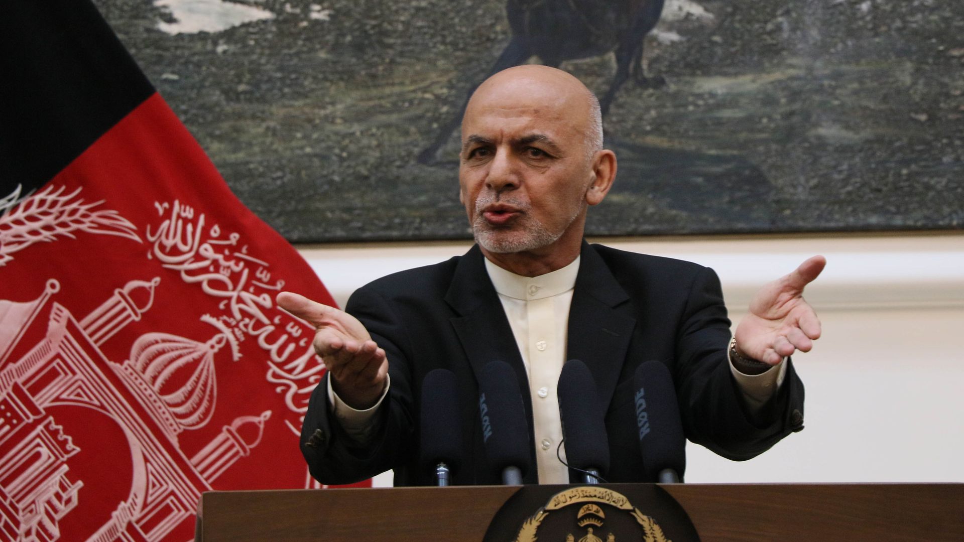 Afghan President Ashraf Ghani. Photo: Haroon Sabawoon/Anadolu Agency/Getty Images