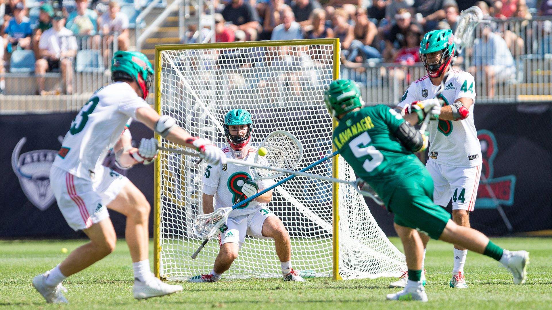 Premier Lacrosse League game action