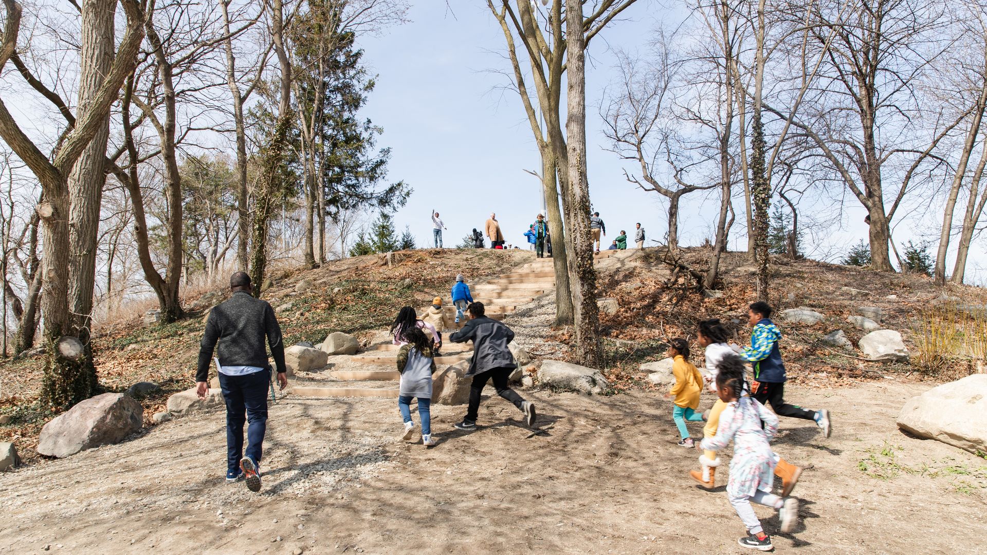 Community groups and city officials celebrated $1.5 million in renovations at Balduck Park in March 2024. 