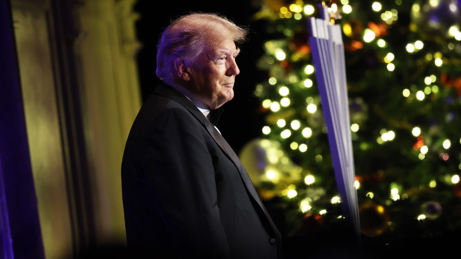 Former President Trump at an event in New York City on Dec. 9.