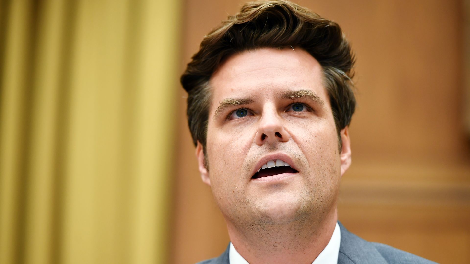 Rep. Matt Gaetz, R-FL, speaks during a House Judiciary subcommittee hearing on Online Platforms and Market Power in the Rayburn House office Building, July 29, 2020 on Capitol Hill in Washington, DC.