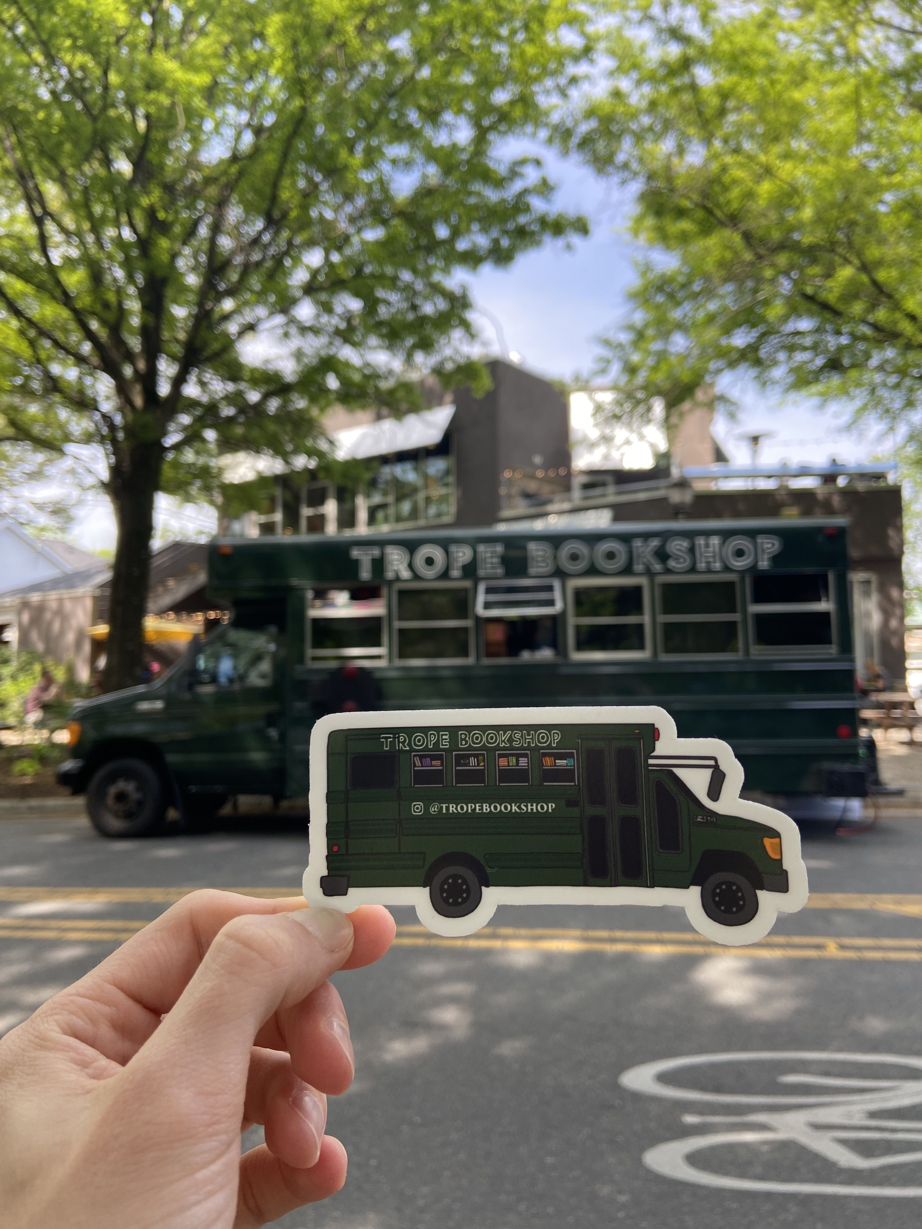 Trope Bookshop exterior. 