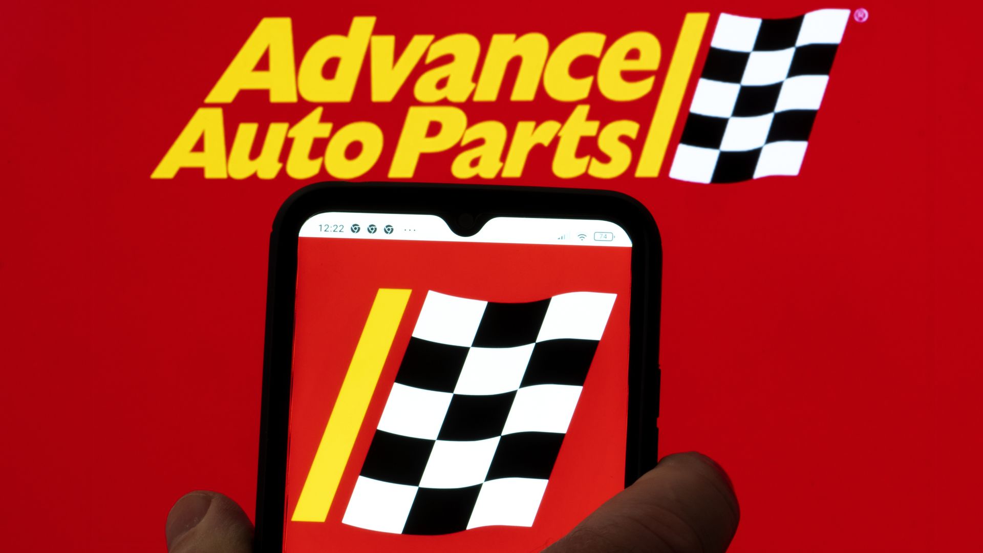 The Advance Auto Parts logo. 