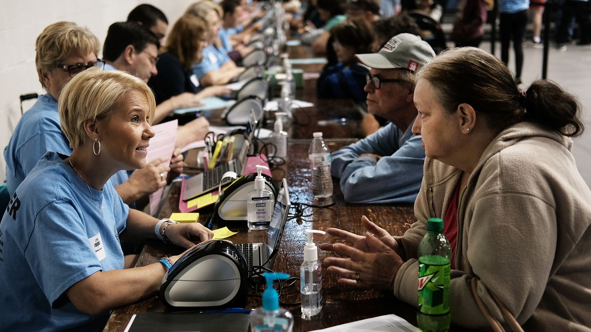 Citizens from rural areas signing up for health insurance