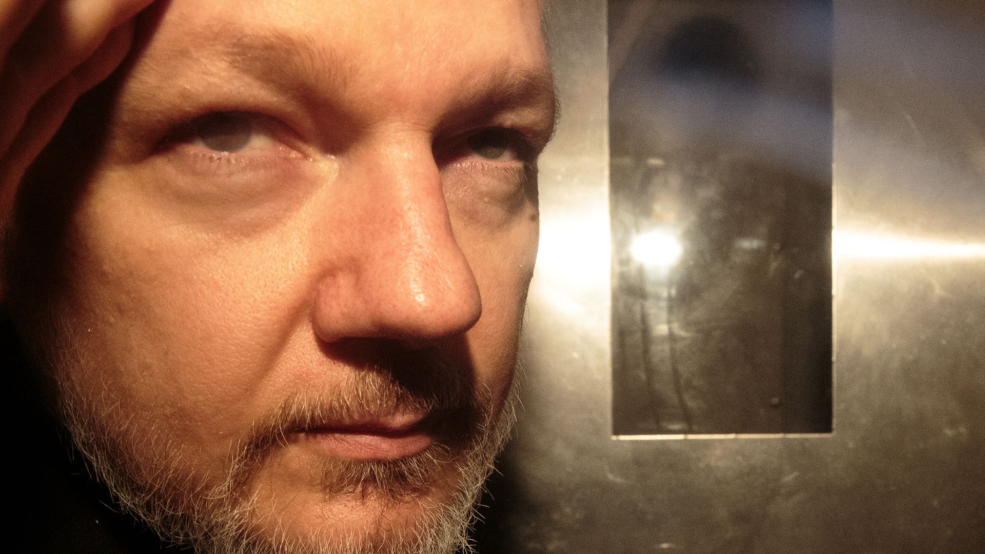 Julian Assange leaving a London court in May 2019.