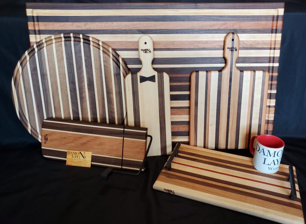 A photo of cutting boards.