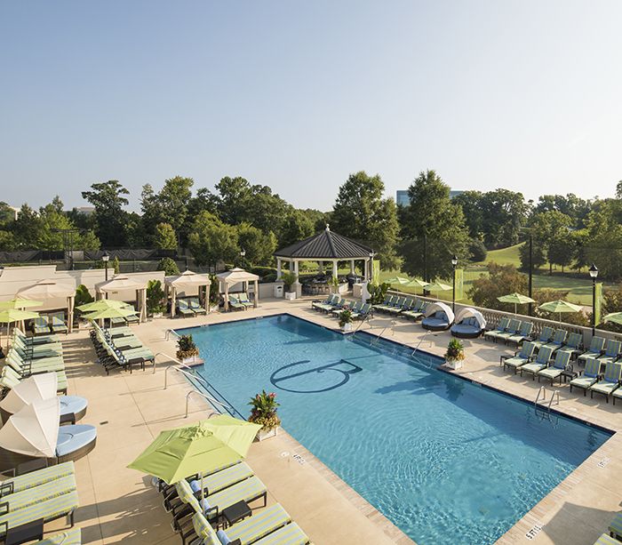 pool at the ballantyne hotel charlotte