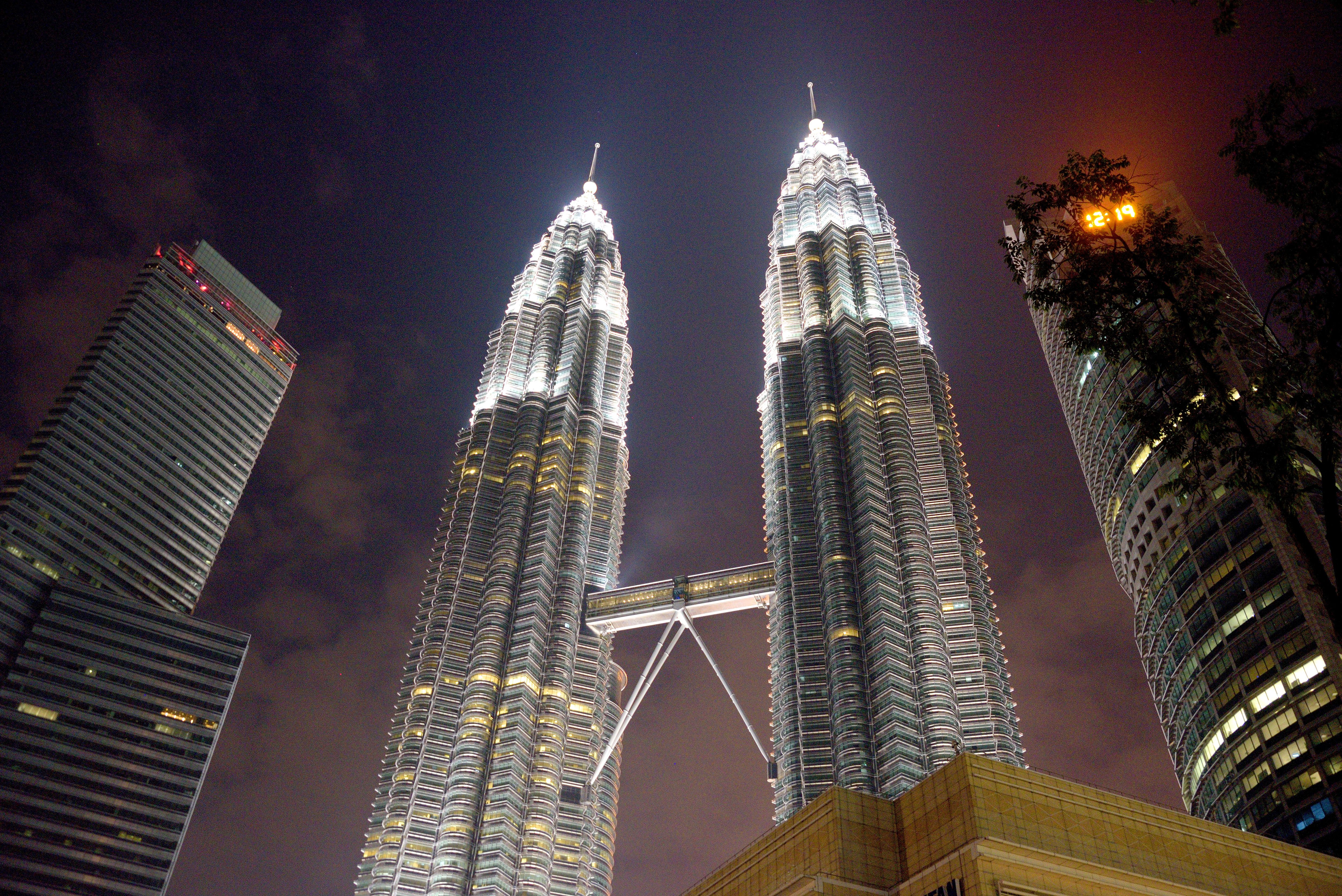 Petronas Towers at night