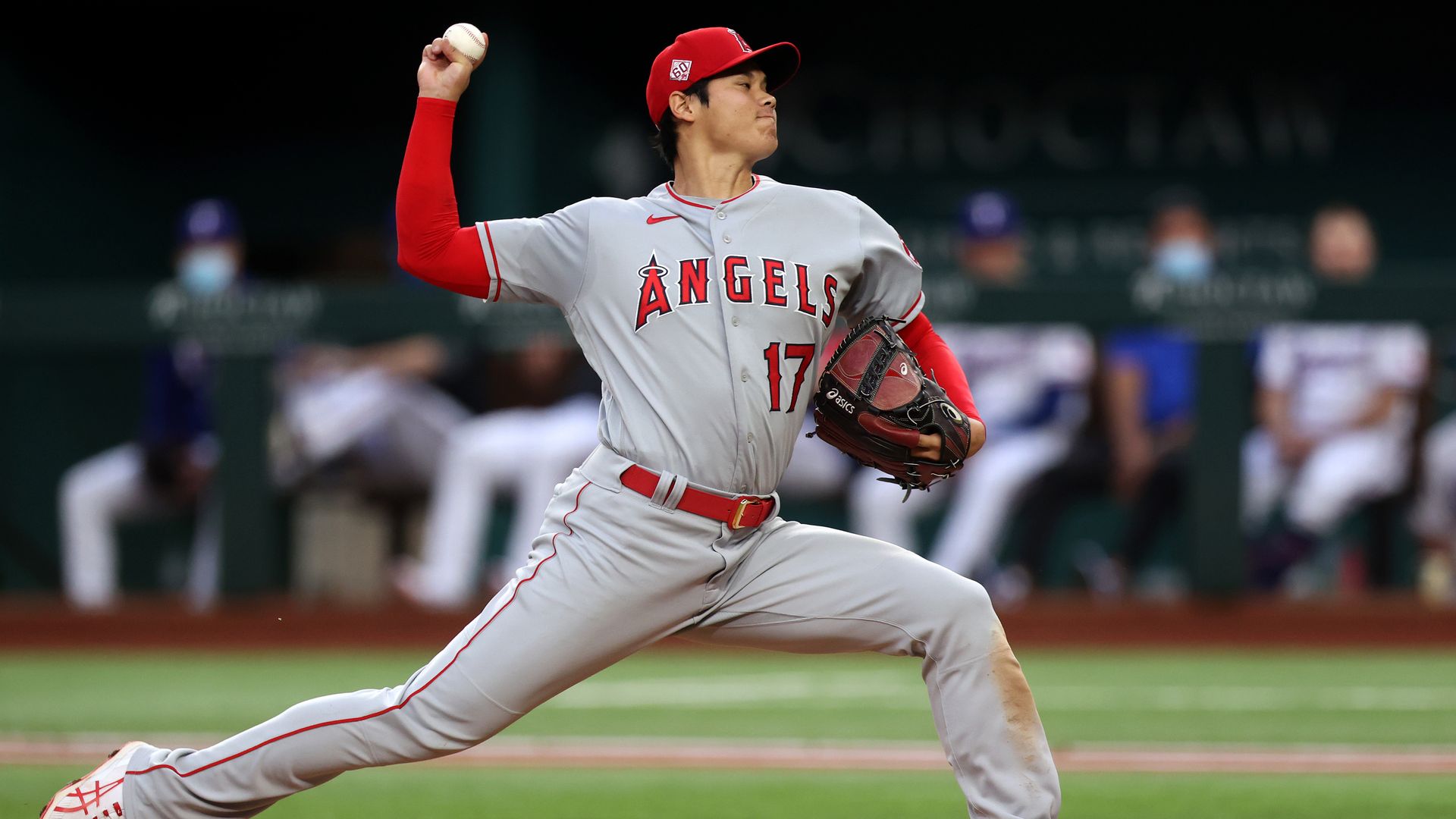 Shohei Ohtani pitching