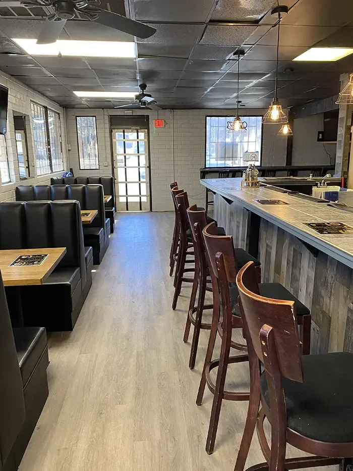 Hideaway patio, Lulu's, bar, Charlotte, west Charlotte, Jay and Miketa