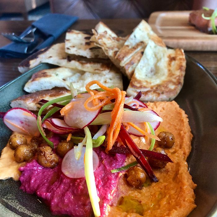 hummus at lucky duck fort mill charlotte