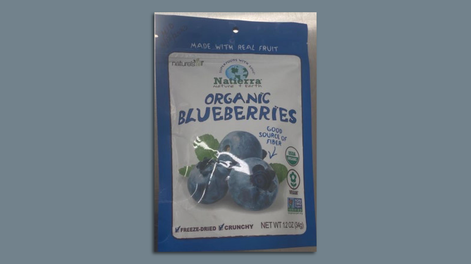 Blueberry recall Natierra freezedried blueberries recalled over lead