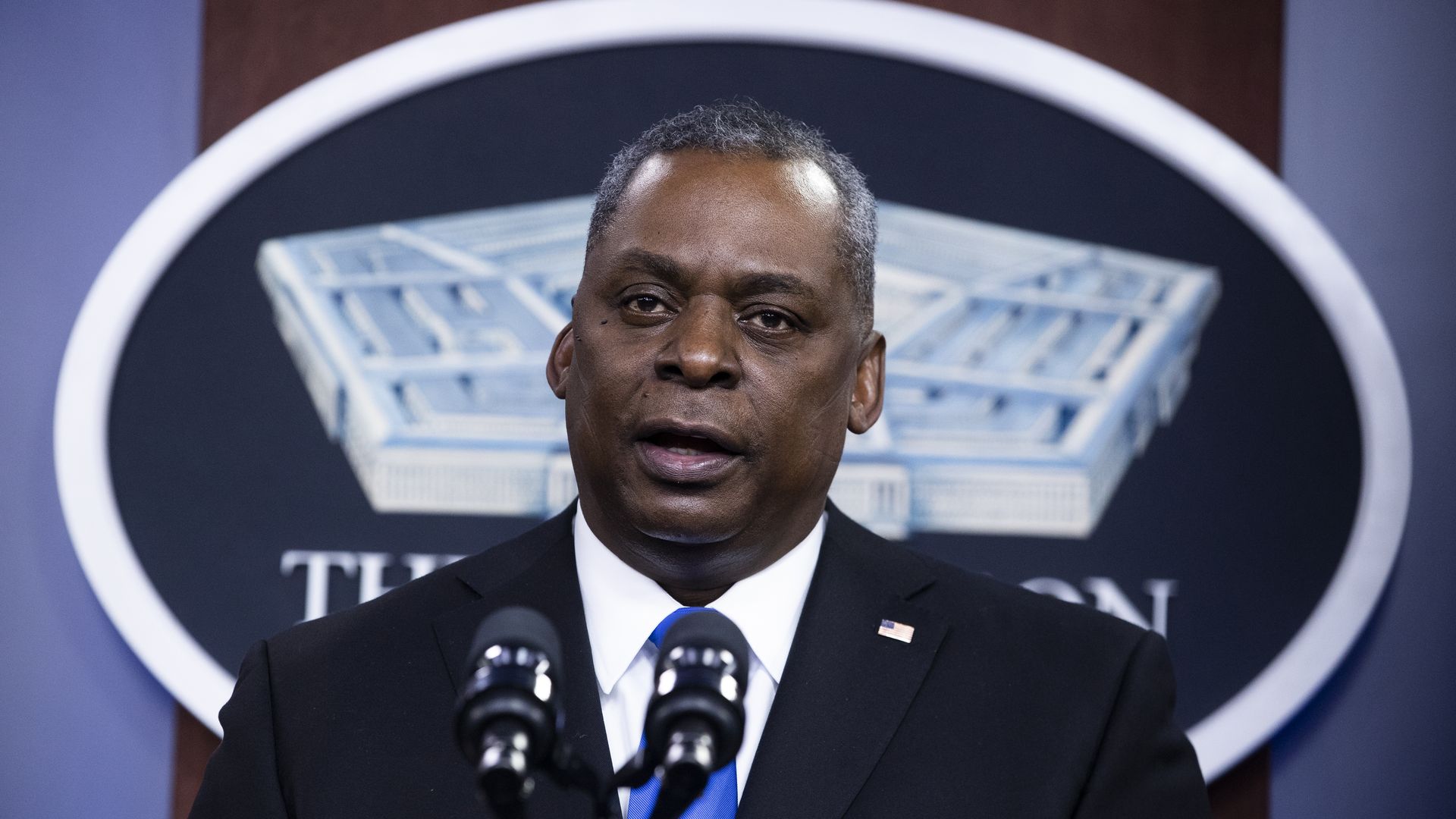 Lloyd Austin at the Pentagon in February