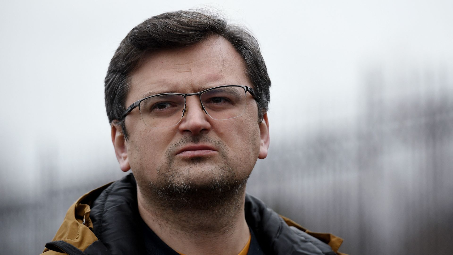 Ukrainian Foreign Minister Dmytro Kuleba in Korczowa, Poland, on March 5.