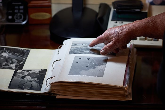 WWII veteran Eugene "Doc" Deibler's war mementos