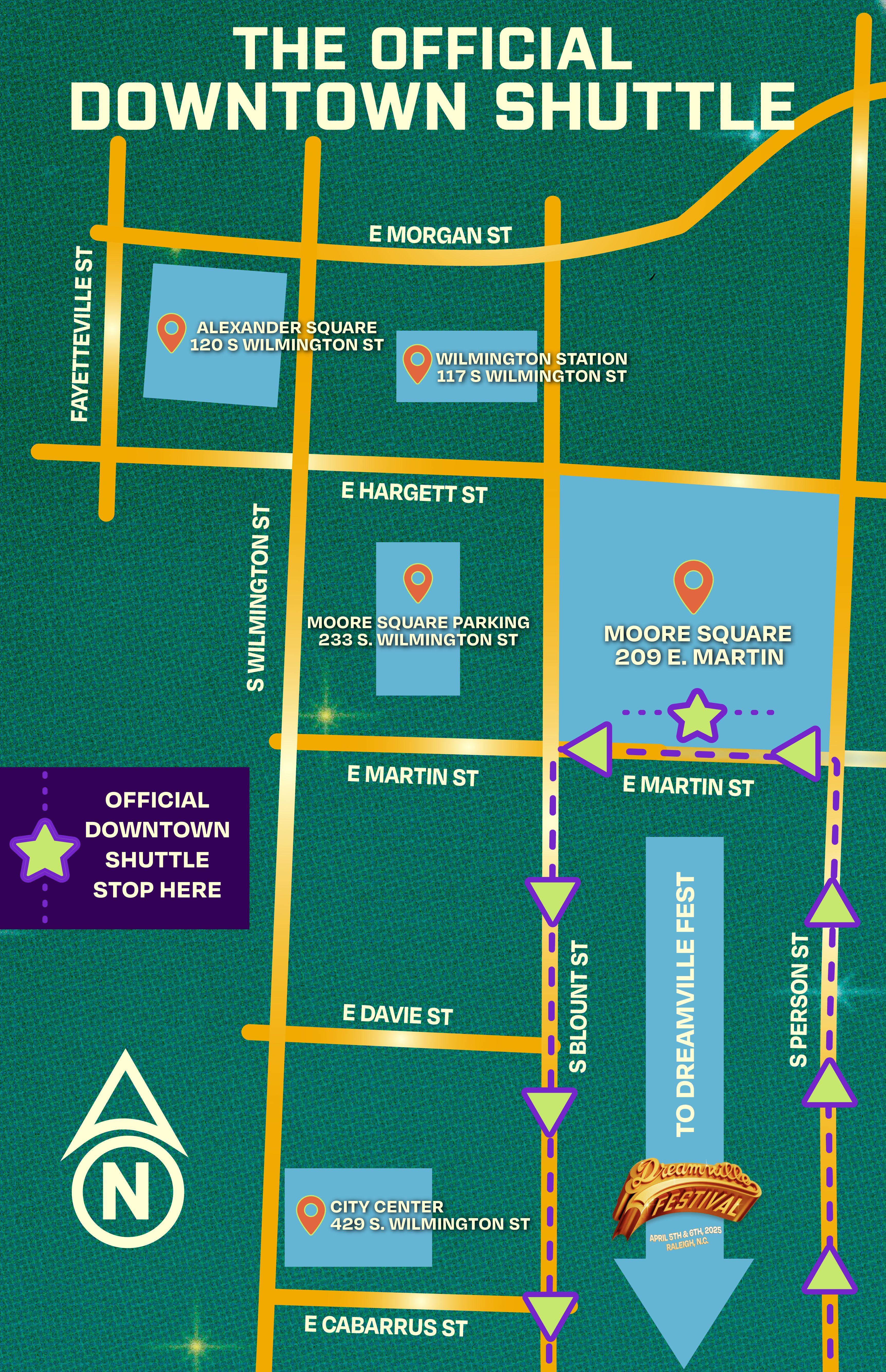 How to shuttle to Dreamville Festival in Raleigh 2025