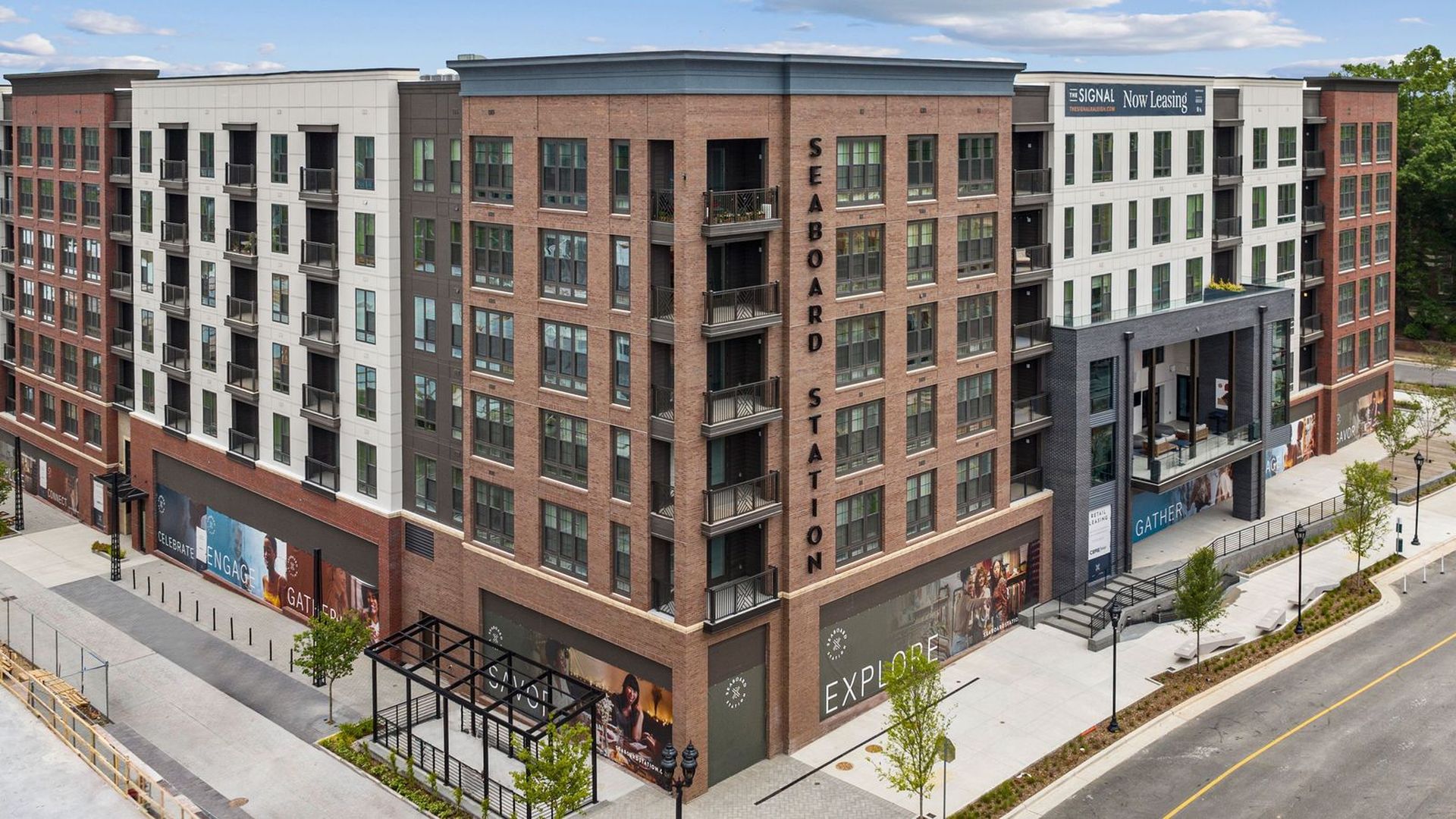 The Signal apartments were part of the first phase of development at Seaboard Station. Photo: Courtesy of Hoffman & Associates