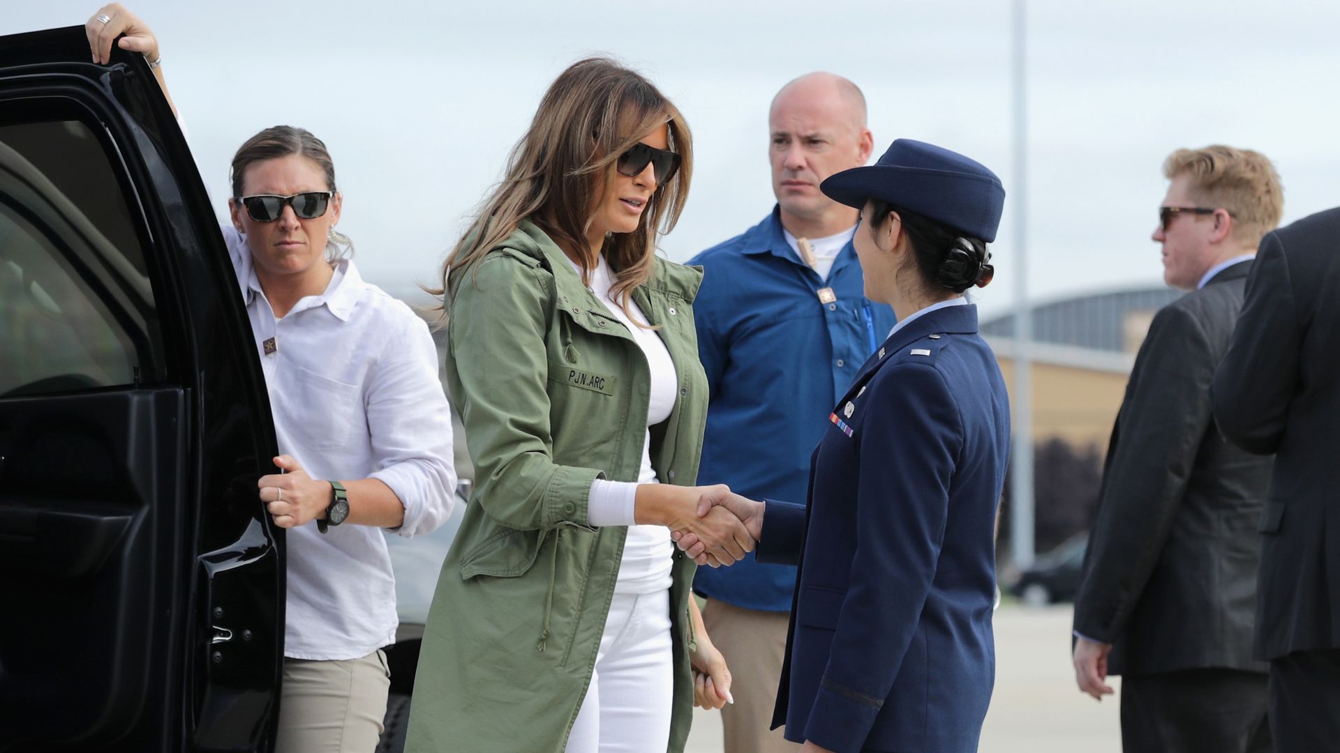 Melania Trump at the border