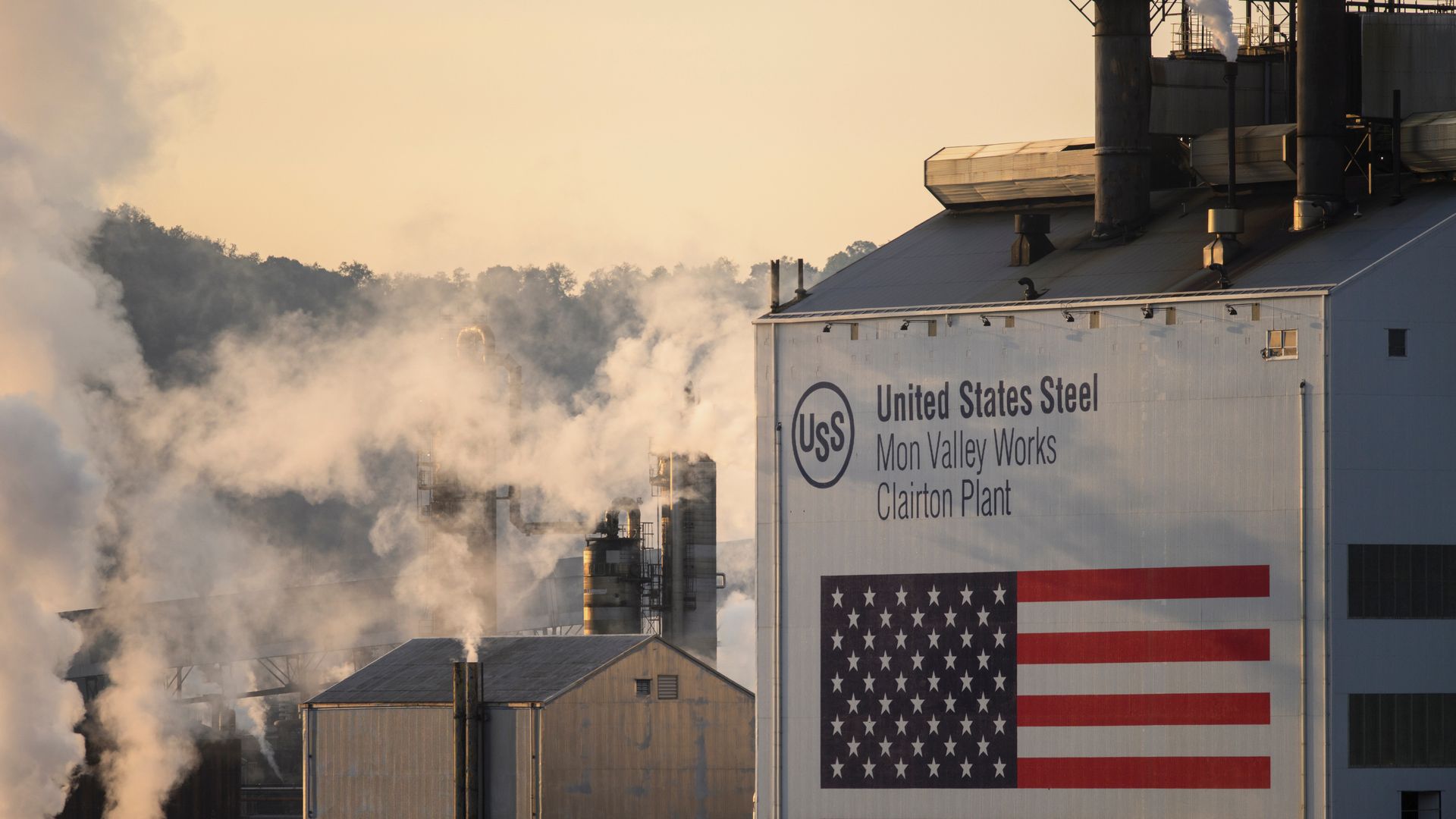The United States Steel Corp. Clairton Coke Works facility in Clairton, Pennsylvania, US, on Monday, Sept. 9, 2024. 