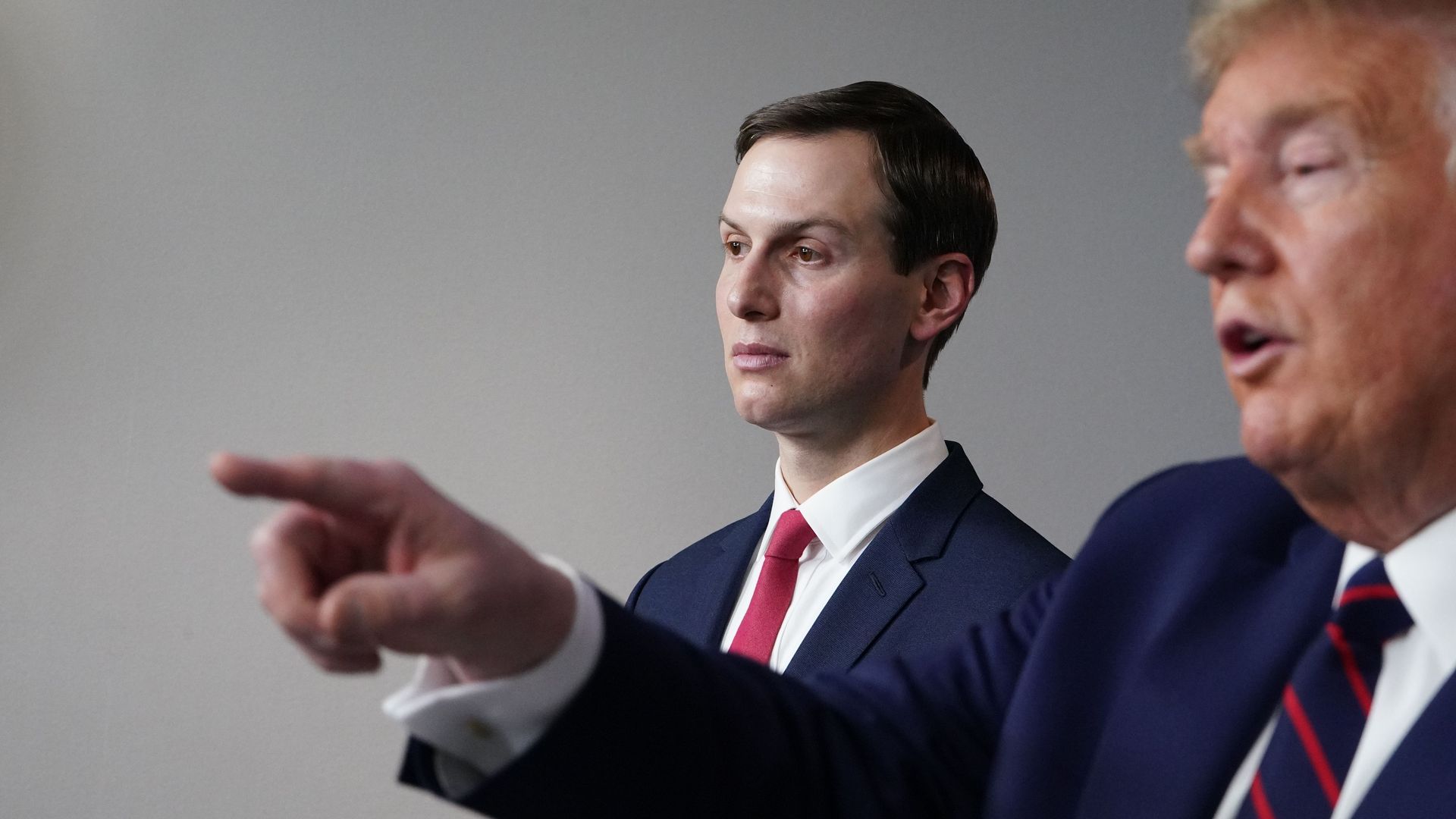 Jared Kushner and President Trump