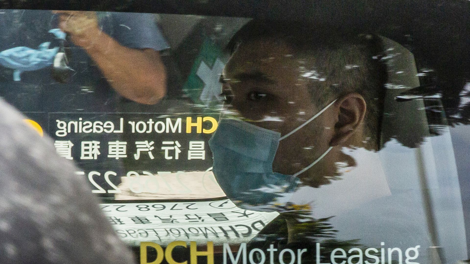 Tong Ying-kit, who is accused of deliberately driving his motorcycle into a group of police officers on July 1 in Hong Kong