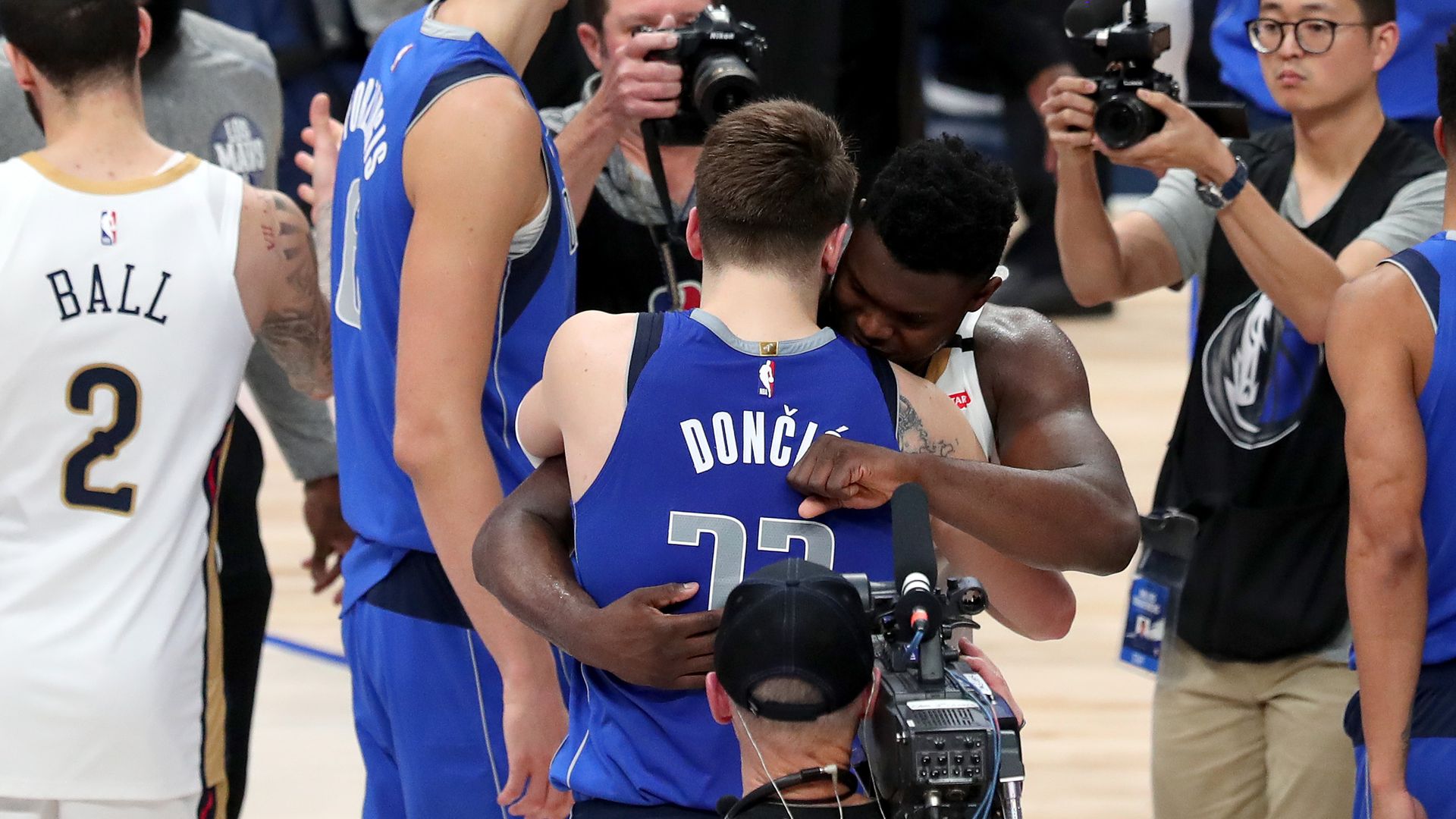 Zion Williamson and Luka Doncic