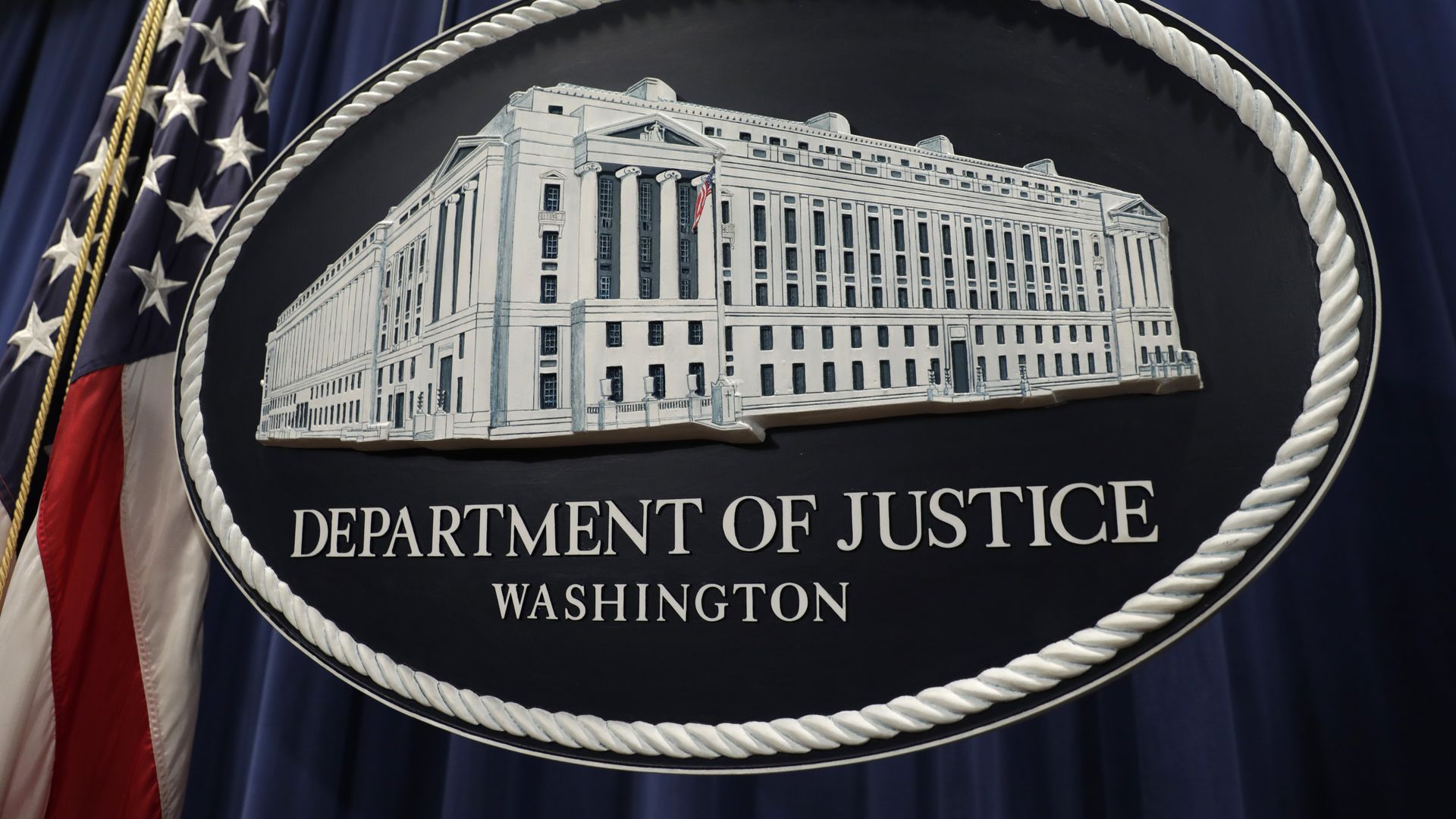 The Department of Justice seal