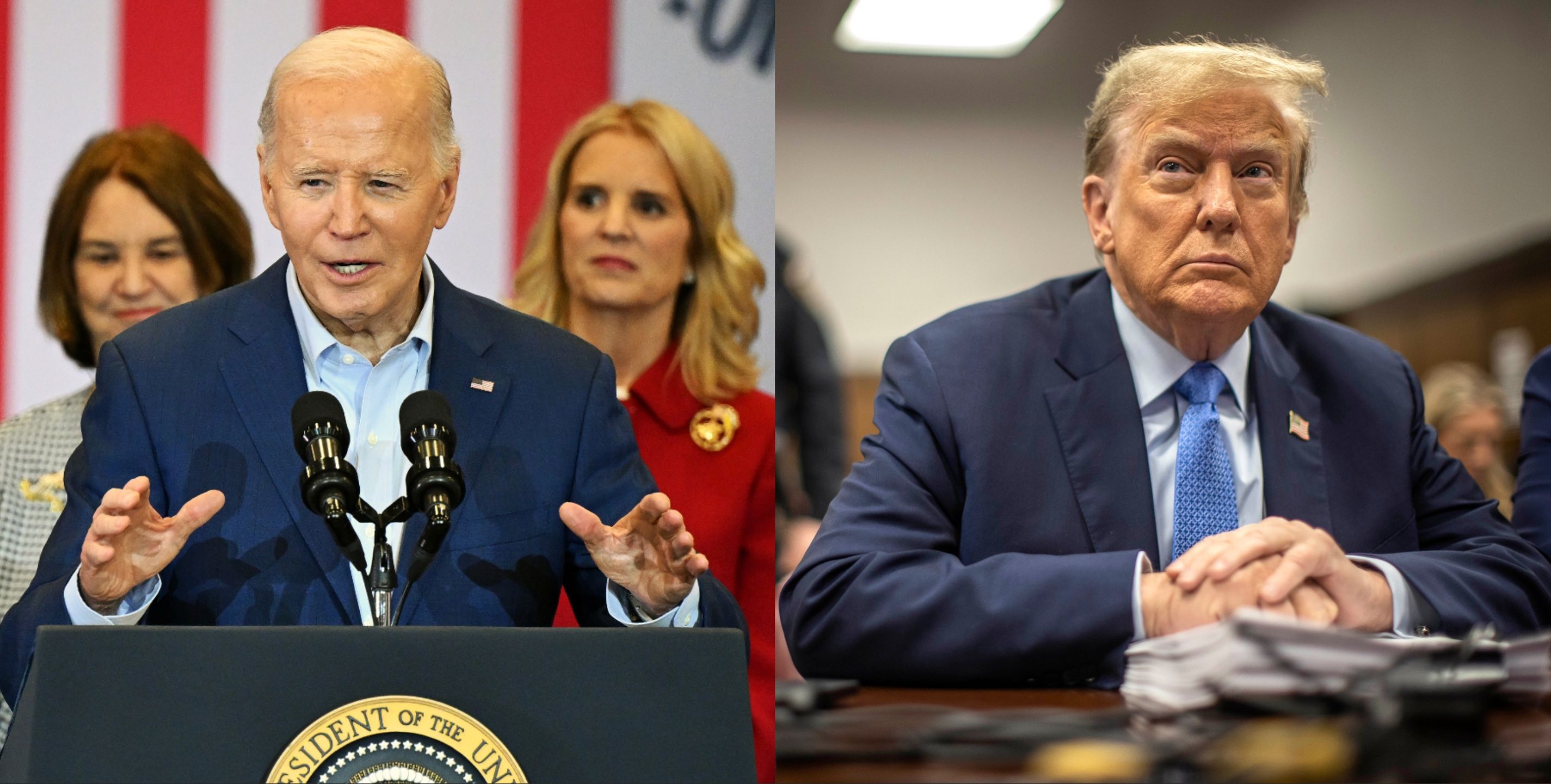 Biden and Trump