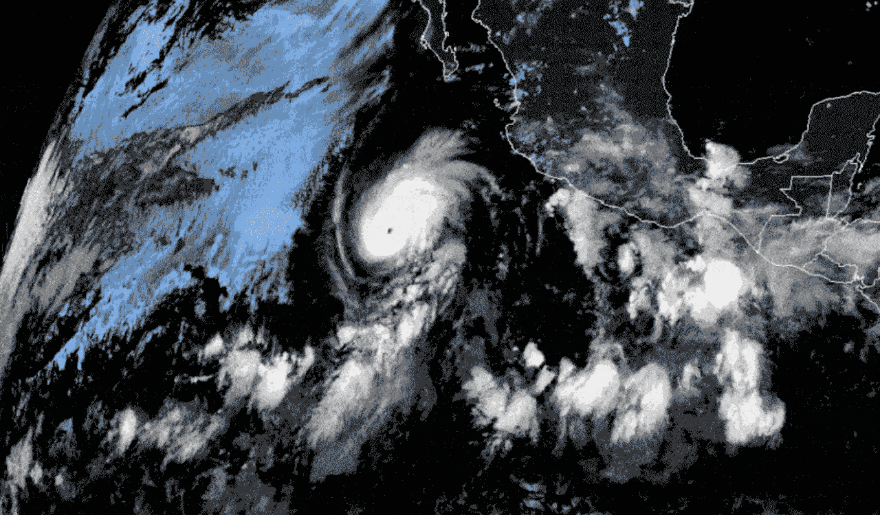 GIF of Hurricane Aletta forming as it approaches Mexico 
