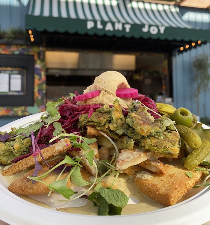 plant joy falafel tower
