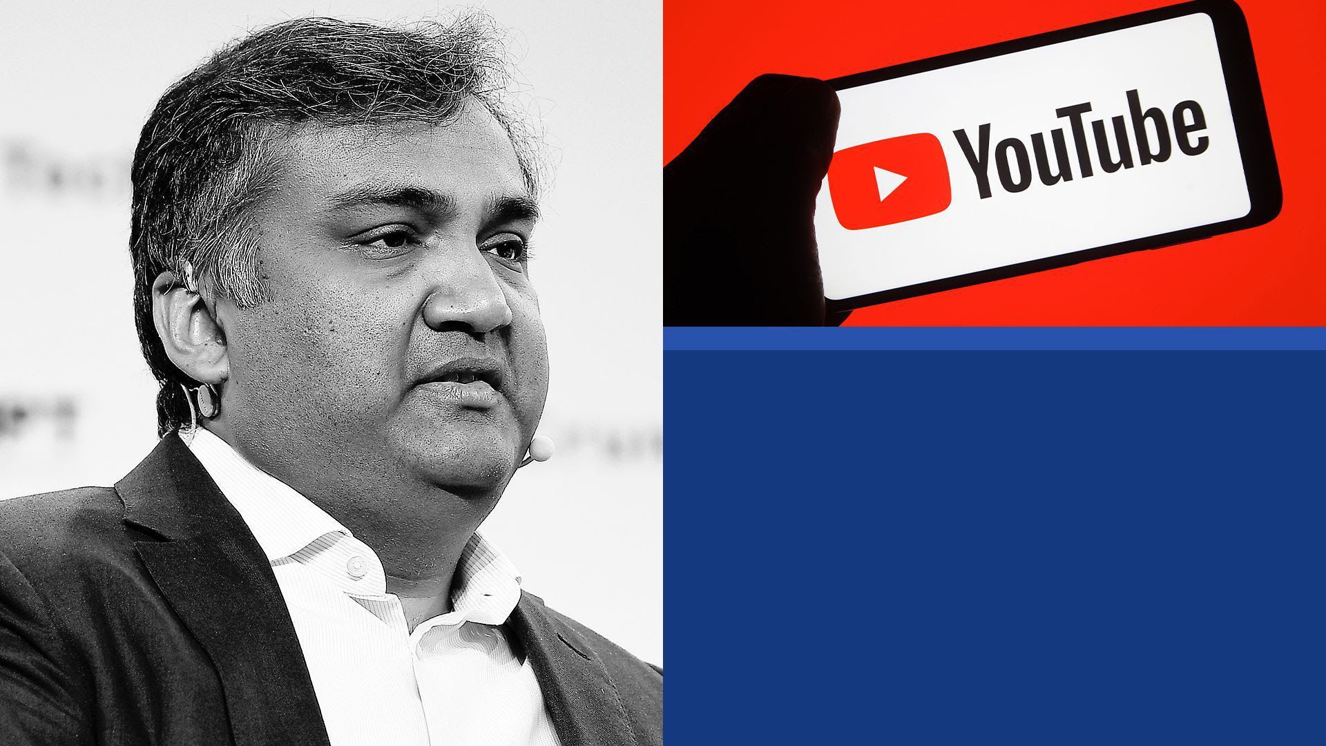A photo of YouTube product head Neal Mohan. 