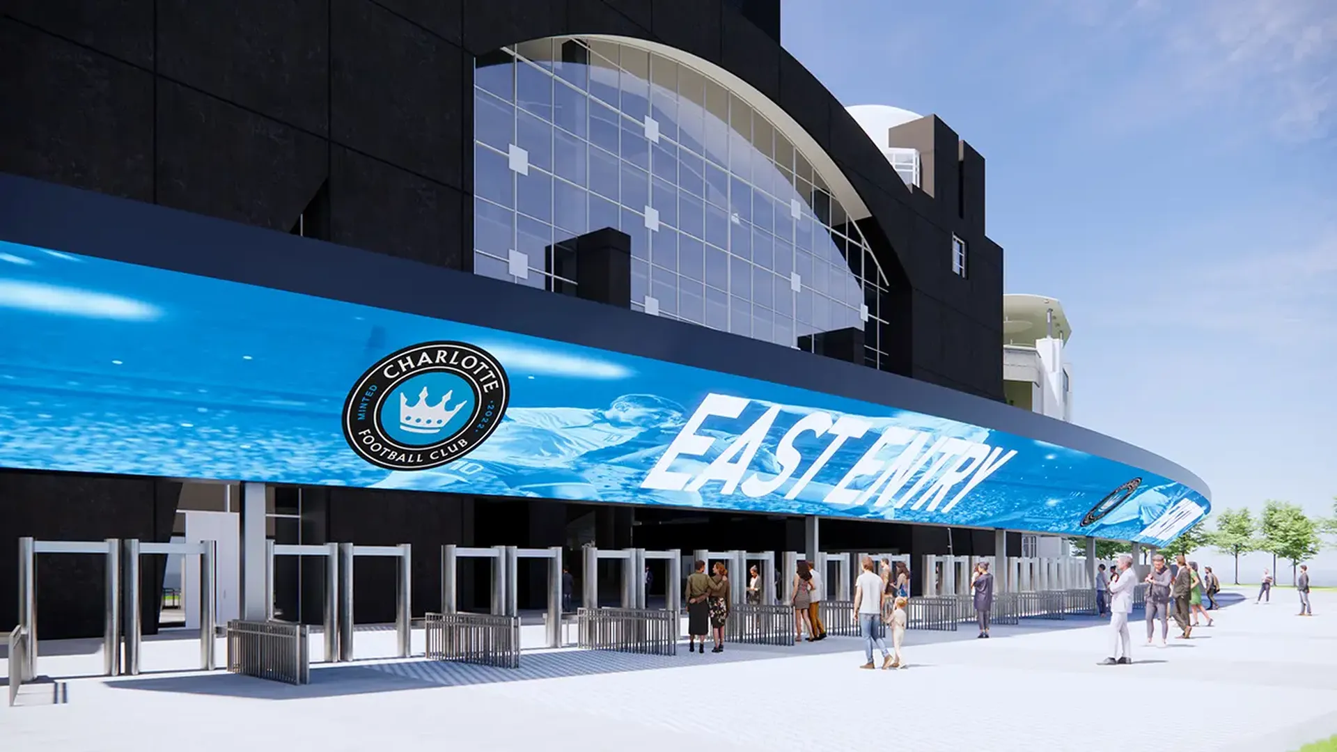 Bank of America Stadium renovation rendering