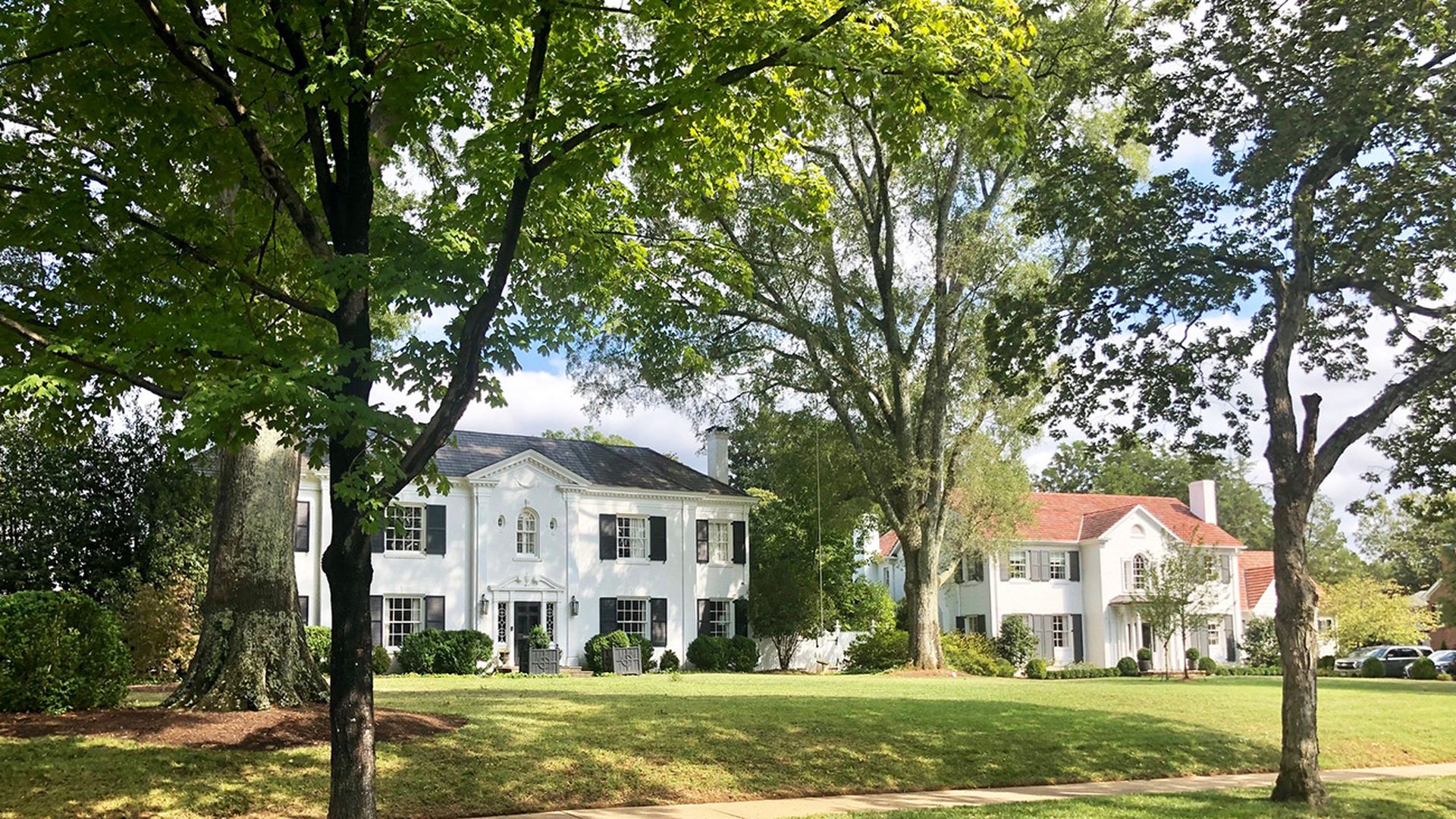 best most beautiful streets in charlotte