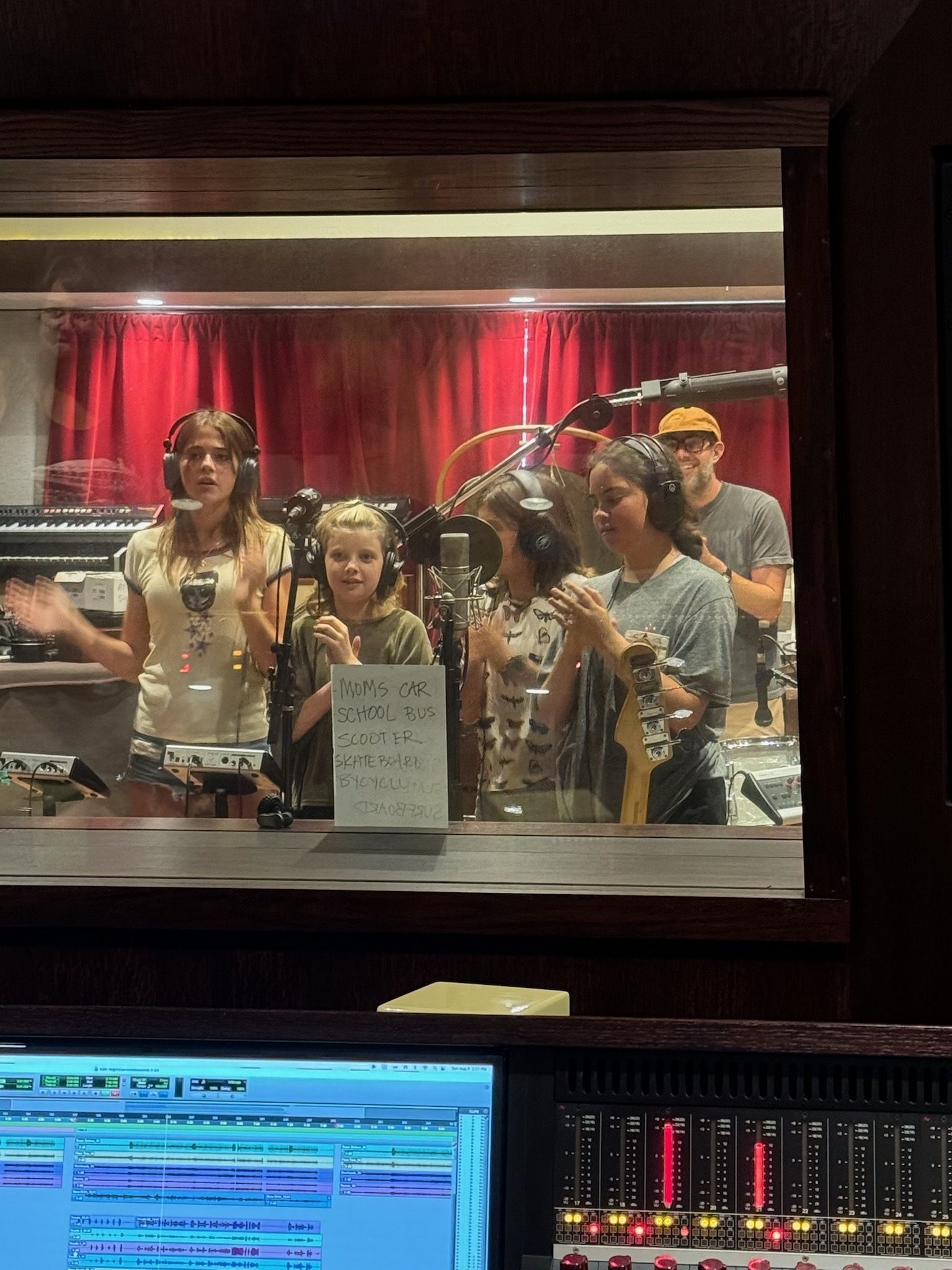 Night Carrots in the studio