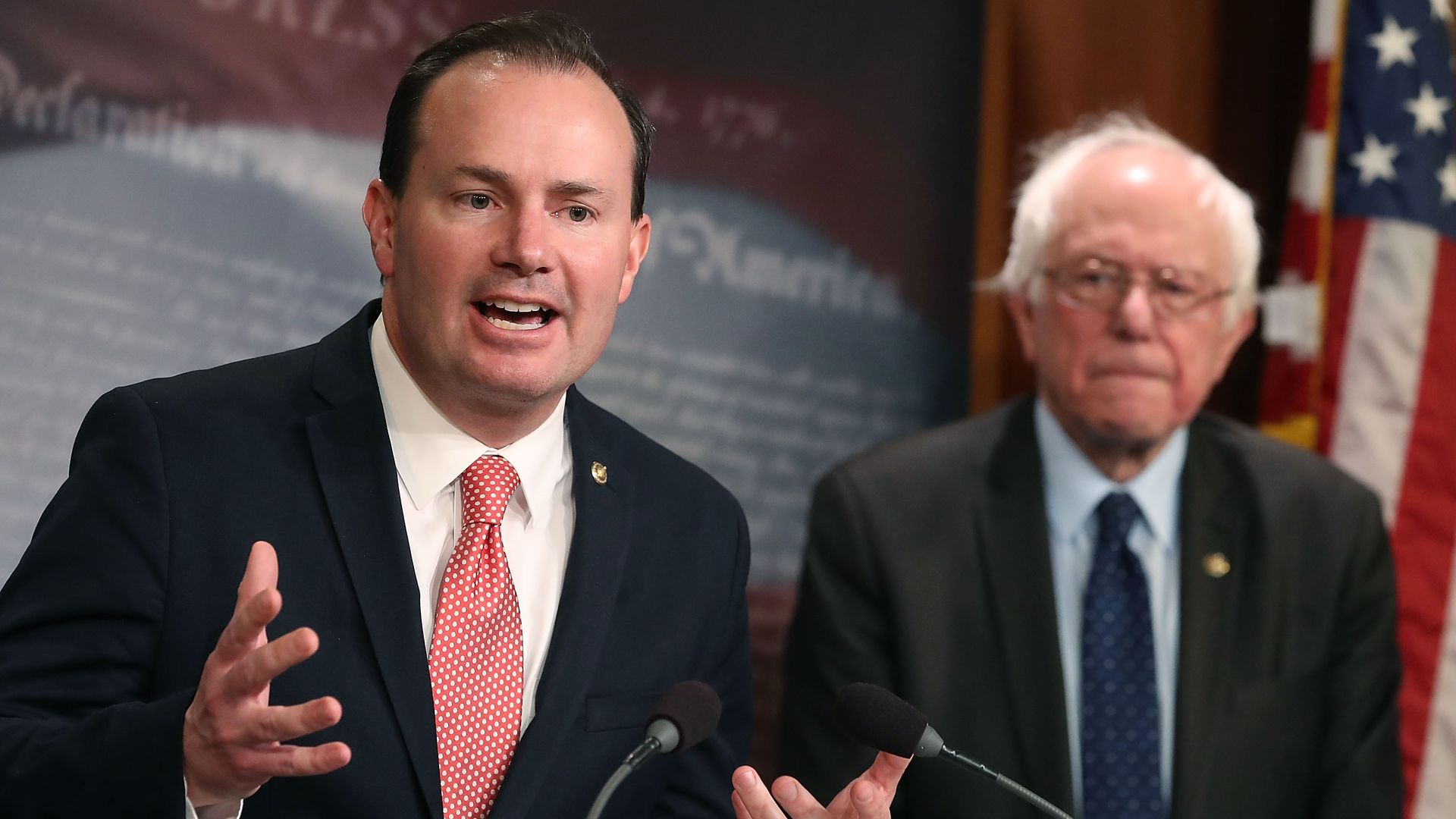Sen. Mike Lee and Sen. Bernie Sanders introduce a joint resolution to remove U.S. armed forces from Yemen.